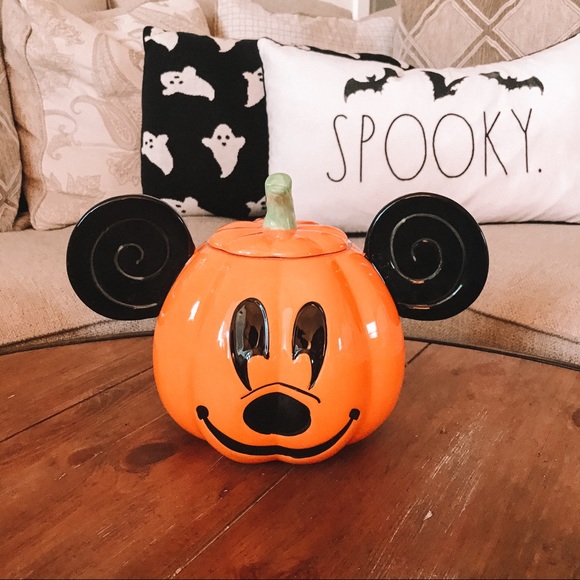 Disney Other - Disney Halloween Mickey Mouse Pumpkin Canister NEW